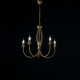 Lampadario medio dalle linee classiche con struttura in metallo