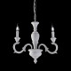 Lampadario in stile classico in legno a 3 luci