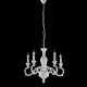Lampadario in stile classico in legno 5 luci