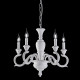Lampadario in stile classico in legno 5 luci