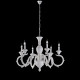 Lampadario in legno in stile classico 6 luci