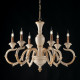 Lampadario in legno in stile classico 6 luci