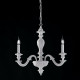 Lampadario moderno in legno in stile classico con 3 luci