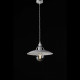 Lampada a sospensione con struttura in metallo dalle linee classiche/rustiche