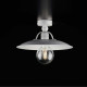 Plafoniera da soffitto con struttura in metallo dalle linee classiche/rustiche