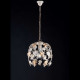 Lampada a sospensione piccolo con struttura in metallo dalle linee classiche