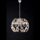 Lampadario grande con struttura in metallo dalle linee classiche