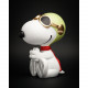 Soprammobile in resina Snoopy Aviator White