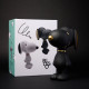 Soprammobile in resina Snoopy Standing Black