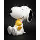 Soprammobile in resina Snoopy Woodstock White