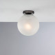Lampada a soffitto con diffusore in vetro dal design moderno ed elegante