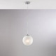 Lampada a sospensione con diffusore in vetro dal design moderno ed elegante