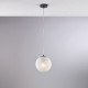 Lampada a sospensione con diffusore in vetro dal design moderno ed elegante
