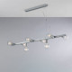 Lampada a sospensione moderna grande con struttura in metallo