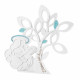 Bomboniera per battesimo - Scultura piccolo albero della vita con angioletto