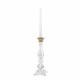 Candelabro alto in marmorino dal design moderno ed elegante