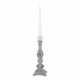 Candelabro alto in marmorino dal design moderno ed elegante