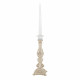 Candelabro alto in marmorino dal design moderno ed elegante
