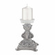 Candelabro basso in marmorino dal design moderno ed elegante