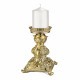 Candelabro basso in marmorino dal design moderno ed elegante