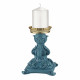 Candelabro basso in marmorino dal design moderno ed elegante