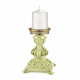 Candelabro basso in marmorino dal design moderno ed elegante