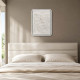 Capezzale moderno la sacra famiglia per camera da letto cornice in legno