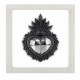 Capezzale per camera con cuore