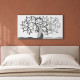 Capezzale per camera da letto con albero della vita su pannello in legno