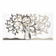 Capezzale piccolo in legno con sacra famiglia dal design moderno ed elegante