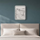 Capezzale quadro con la sacra famiglia moderno per camera da letto