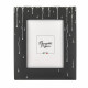 Cornice portafoto in marmorino con decori a goccia design moderno ed elagante