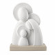 Decorazione natalizia da tavola scultura con sacra famiglia piccola