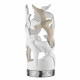 Lampada da tavolo bassa in marmorino dal design moderno