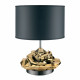 Lampada da tavolo dal design moderno con paralume in tessuto e PVC