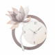 Orologio da parete rotondo con fiori dal design moderno ed elegante