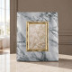 Portafoto con cornice in marmo dal design moderno
