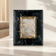 Portafoto con cornice in marmo dal design moderno