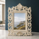Portafoto da tavolo barocco in marmorino dal design moderno ed elegante