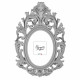 Portafoto da tavolo ovale barocco in marmorino dal design moderno ed elegante