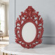 Portafoto da tavolo ovale barocco in marmorino dal design moderno ed elegante