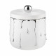 Portagioie in marmorino con decori a goccia design moderno ed elagante
