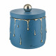 Portagioie in marmorino con decori a goccia design moderno ed elagante