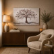 Quadretto moderno con albero della vita 50x35