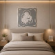 Quadro capoletto moderno per camera da letto con la Sacra Famiglia 62x62
