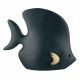 Scultura da tavolo grande in marmorino dal design moderno pesce