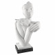 Scultura grande in marmorino dal design moderno
