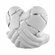 Scultura in marmorino in stile kintsugi dal design moderno