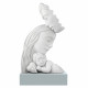 Scultura media in marmorino dal design moderno