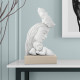 Scultura media in marmorino dal design moderno
